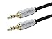 Monoprice 109766 10-Feet 3.5mm Stereo Male to 3.5mm Stereo Male Gold Plated Cable for Mobile, Black