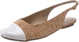 VANELi Women's Sephora Slingback Flat,Cork/White,7 N US