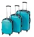 Heys USA Sidewinder TSA 3 Piece Set, Turquoise