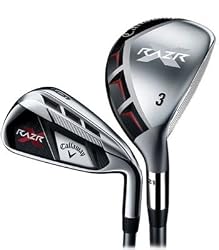 Low price Callaway Golf RAZR X Hybrid Iron Combo Set of 8 Right-Handed Graphite Shaft Stiff 3H 4H 5-PW