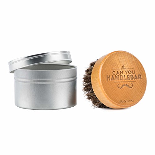 Beard Oil Brush with Travel Case | Perfect For All Beard Balms and Oils