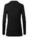 BH B.I.L.Y USA Women Open Front Long Sleeve Classic Knit Cardigan Black 2X-Large