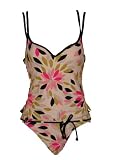 Be Creative Multi-leaf Tie Belt Tankini S/P