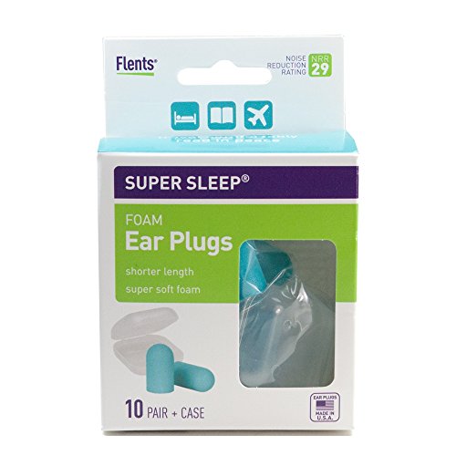 New! super sleep comfort foam ear plugs - 10 pair + car…