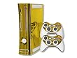 Xbox 360 Skin - NEW - GOLD CHROME MIRROR system skins faceplate decal mod