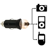 Compact Car Socket 12V to USB 5V DC Power Adapter