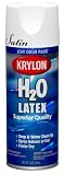 Krylon 2614 H20 Latex Spray Paint 12 Oz. White Primer