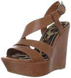 Jessica Simpson Women's Claria Wedge Sandal,Light Luggage,9.5 M US