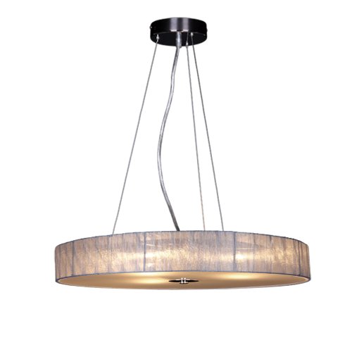 S-Luce P0833 Twine H&auml;ngeleuchte 3-flammig, &oslash; 50 cm, H&ouml;he 7 cm, silber