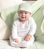 Bella Baby Infant Baby 1x1 Rib Reversible Beanie