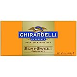 Ghirardelli Chocolate Baking Bar, Semi-Sweet Chocolate, 4-Ounce Bars (Pack of 6)