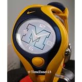 Nike Triax Swift Analog NCAA University of Michigan Team Watch - Maize Navy - WD0020-201 by Nike