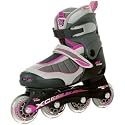 Junior Inline Skates - MX S1000 Adjustable - LILAC Trim - Size Large (UK3 - UK5)