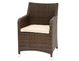 Siena Garden Panama Sessel bi-moc 3/3 Geflecht bi-color mocca