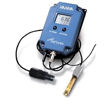 Hanna Instruments HI 991404 pH/EC/TDS/Temperature Monitor, Low Range EC and TDS
