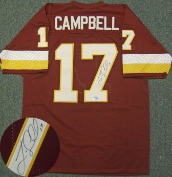 Jason Campbell Autographed/Hand Signed Redskins Maroon Jersey