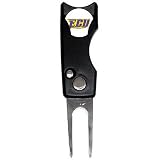 East Carolina Pirates Spring Action Divot Tool W/ Ball Marker - NCAA College Athletics