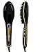 Hair Straightener Brush, TOSHENG Professional Electric Ceramic Heating Hair Straightening Styling Comb for Women Anti-Scald and Anti-Static (Black)