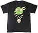 Teenage Mutant Ninja Turtles Michaelangelo Bling Black Mens T-shirt