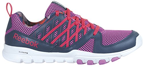 Reebok Sublite Train RS 2.0L Wow Running Sneaker Shoe - UltrBrry/FauIndig/Grey/Pink - Womens - 7.5