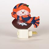 Night Light Snowman - Broncos - 5