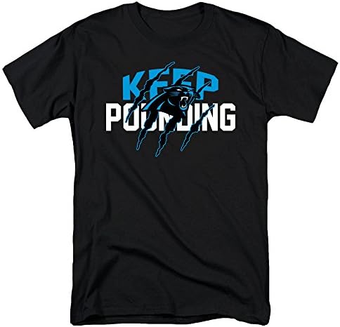 Famous Panda Carolina Panthers Shirt Panthers Keep Pounding Men's T- Shirt (M)