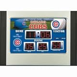 Chicago Cubs MLB Scoreboard Desk & Alarm Clock