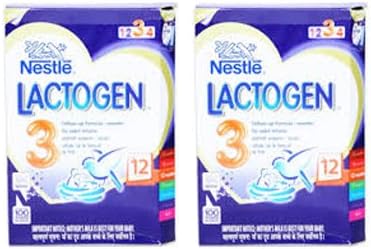 2 LOT X Nestle Lactogen 3 Follow-up Formula Powder "After 12 Months" - 2 Packs (2 x 400g)