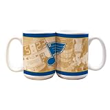 NHL St. Louis Blues 15-Ounce White Nostalgic Mug (2 Pack)