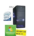 PC - A-Dis Speed (Dual) READY TO RUN INSTALLIERT - DualCore! 
INTELE6500 (2x2,93Ghz) , 500GB SATA, 4096MB DDR2, Intel® Graphics 
MediaAccelerator X4500, 22x SATA-DVD Brenner Multi Format Dual Layer , 
all inone CardReader, Sound, LAN, WINDOWS 7 PREMIUM INSTALLIERT incl. 
Lizenzund Medien
