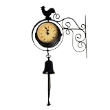 Double Sided Garden Clock