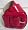 Red Patent Leather Big Buckle Celebrity Belt Size: M/L 29-35 Inches