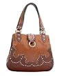 SALE! American West Anniversary Western Brown Tooled Leather Fashion Tote Purse was $248