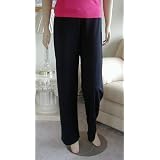 MARRIKAS Bamboo UNISEX Long YOGA Pants "BLACK" LARGE (36 or 14)