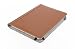 M-Edge GO! Genuine Leather Kindle Jacket with Hinge (Fits 6" Display, Latest Generation Kindle), Pebbled Saddle Brown