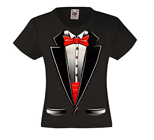 Fresh Tees Brand- Kids Tuxedo With Bow Tie T-shirt Funny Shirts
