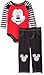 Disney Baby Boys' 2-Piece Mickey Mouse Pant Set with 3d Knee Patches