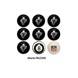 Atlanta Falcons NFL Licensed Billiards Ball Set of 9 (7 Team, 1 Cue,1 Eight Ball)