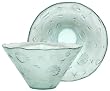 Spanish Large Ocean Sea Life Recycled Glass Large Salad Bowl 11.5"D
