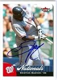 Cristian Guzman autographed Baseball Card (Washington Nationals) various brands and years available