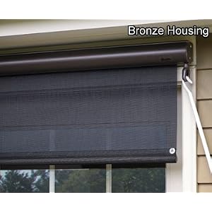 10' Bronze SunSetter EasyShade with Cream Fabric by 