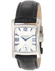 Stuhrling Original Womens 145L.12152 Classic Gatsby Swiss Quartz Stainless Steel Black Leather StrapWatch