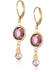 Signature 1928 "Signature Crystal Jeweltones" Swarovski Drop Earrings