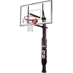 Spalding 88825G Nba Tempered Glass 54 Inch U-Turn Pro In Ground Basketball System