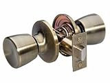 Master Lock TUO0405 Tulip Passage Door Knob, Antique Brass