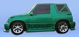 1989-1995 Geo Tracker/Sidekick 2dr Stalker Sideskirts