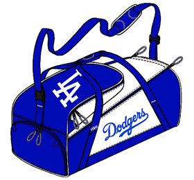 MLB Los Angeles Dodgers Drawstring Backpack