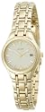 Citizen Women's Eco-Drive Silhouette Gold-Tone Watch #EW1262-55P