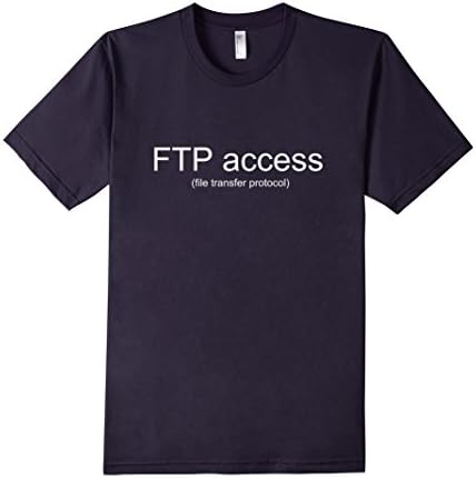 Men's Funny Programmer Coder - FTP (file transfer protocol) Access Medium Navy