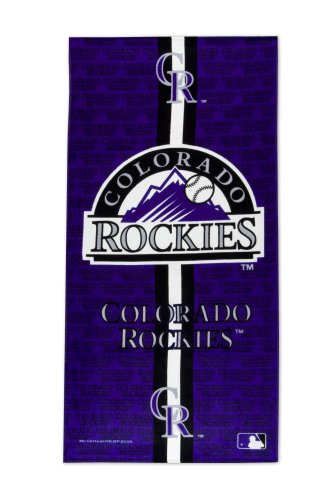 Colorado Rockies Fiber Reactive Beach Towel